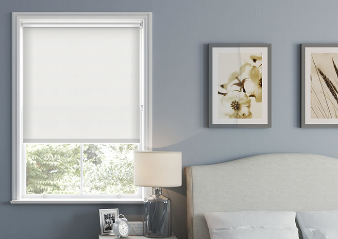 Hush (Blackout Sound Barrier), White - Roller Blind - Image 3